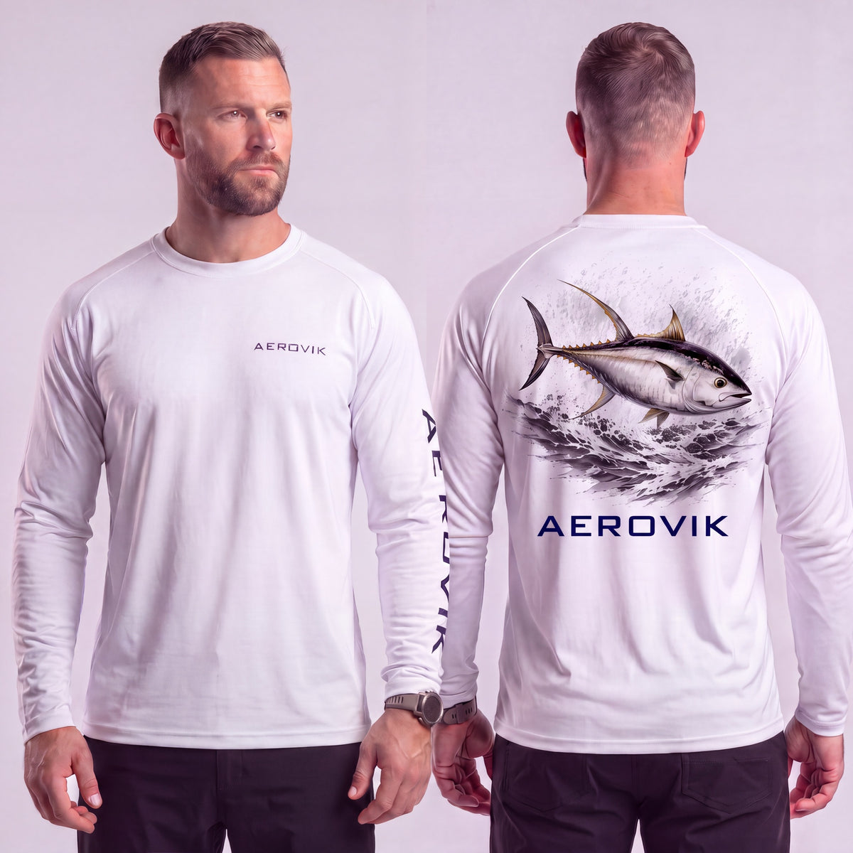 Maglia tecnica Aerovik Tuna - Bianca